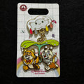 SHDL - Chip and Dale Rainy Day Cloud Rainbow Dangle Pin | Shanghai Resort