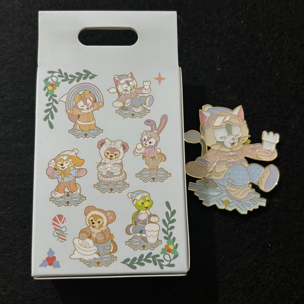 SHDL – Duffy & Friends Winter Snowflake Mystery Pin Blind Box | 2025 Shanghai | 1 Random Pin