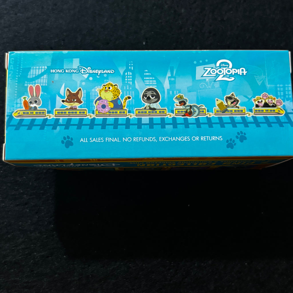 HKDL – Zootopia 2 Connectable Train Mystery Pin Blind Box | 7-Pin Collection | 2 Random Pins