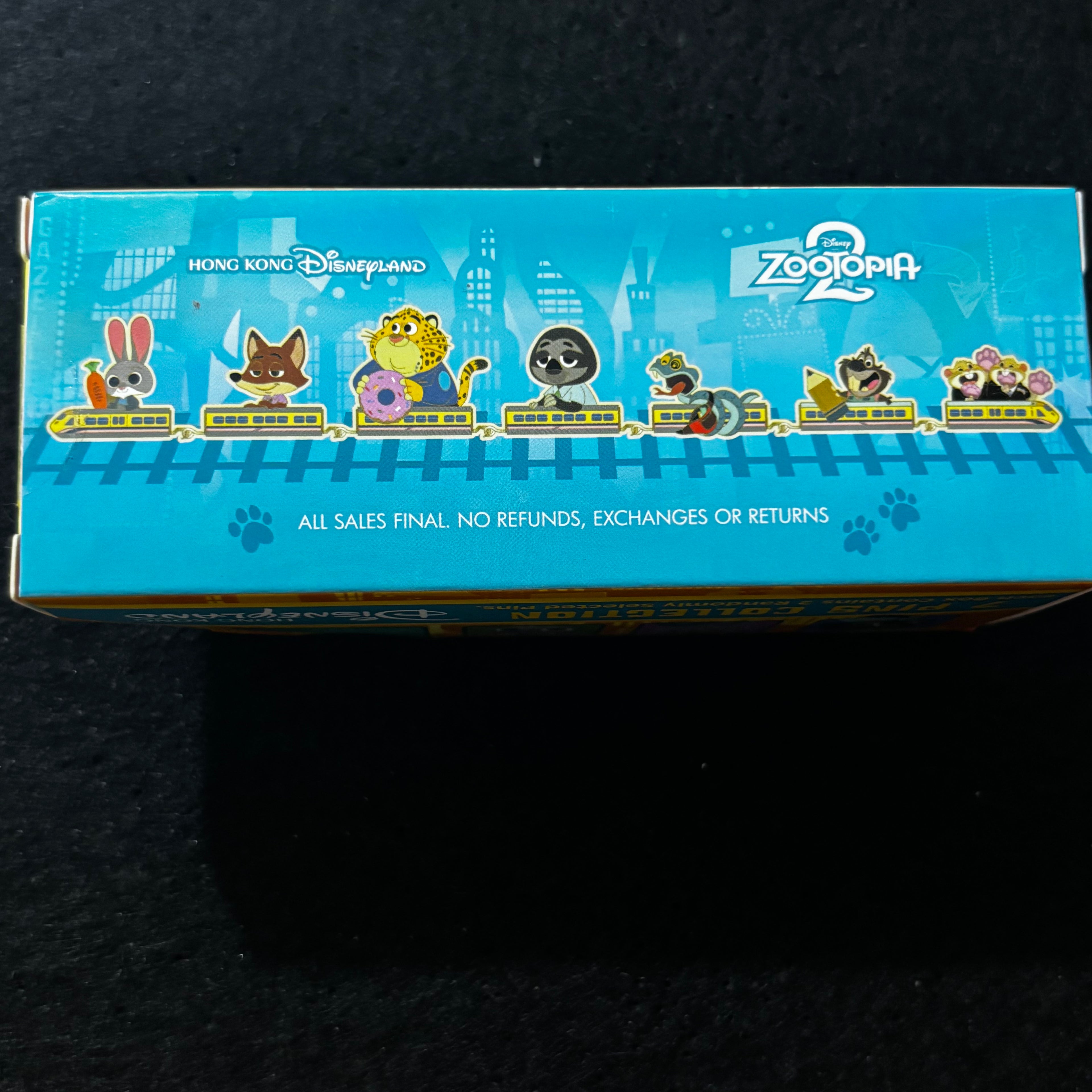 HKDL – Zootopia 2 Connectable Train Mystery Pin Blind Box | 7-Pin Collection | 2 Random Pins