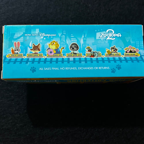 HKDL – Zootopia 2 Connectable Train Mystery Pin Blind Box | 7-Pin Collection | 2 Random Pins