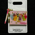 SHDL - Disney Princess Hinged Sketchbook Wand Dangle Pin | Shanghai Resort Exclusive
