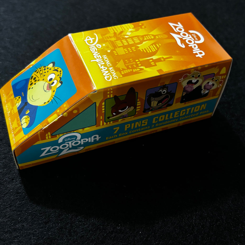 HKDL – Zootopia 2 Connectable Train Mystery Pin Blind Box | 7-Pin Collection | 2 Random Pins