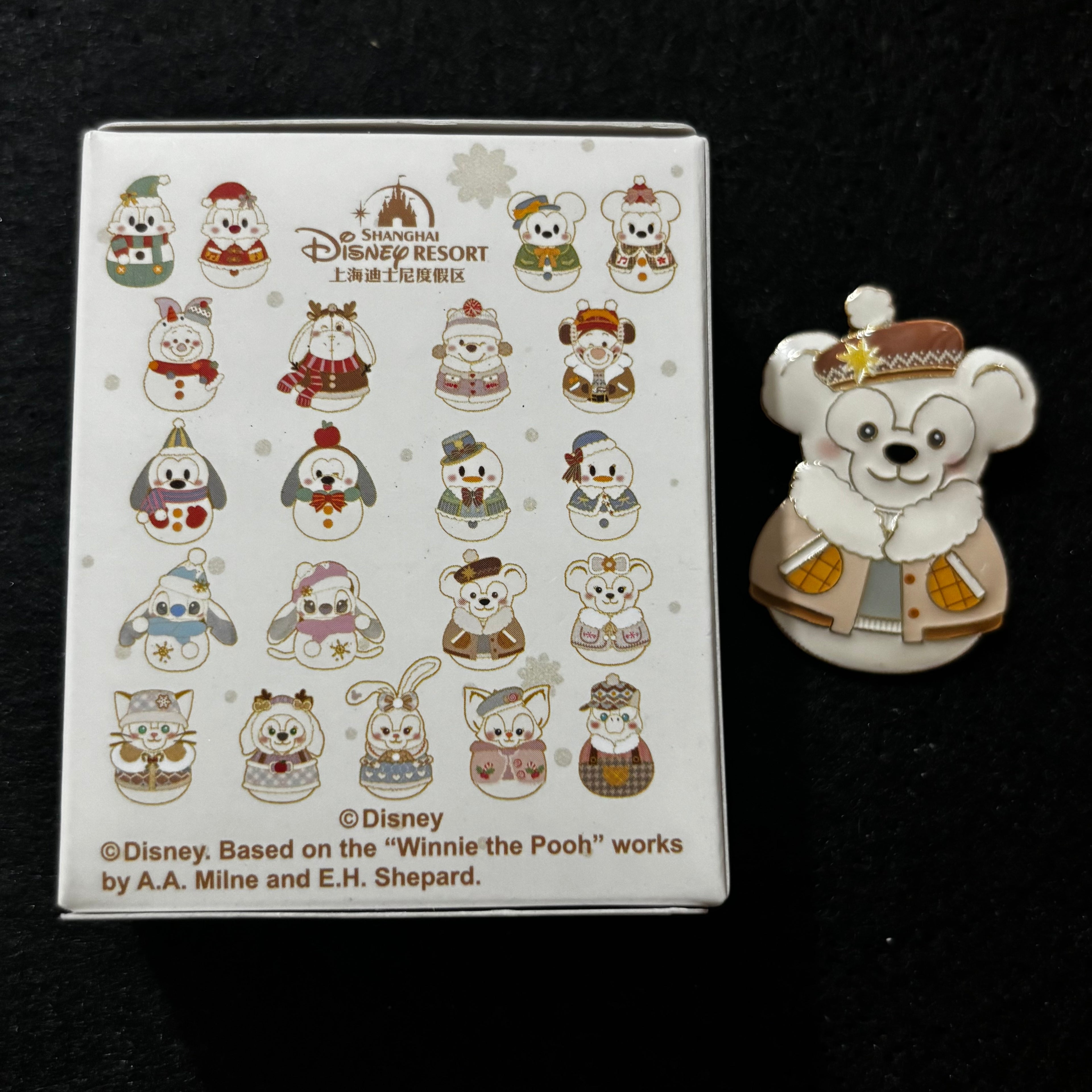 SHDL – Character Winter Snowman Mystery Pin Blind Box | 2024 Shanghai | 1 Random Pin