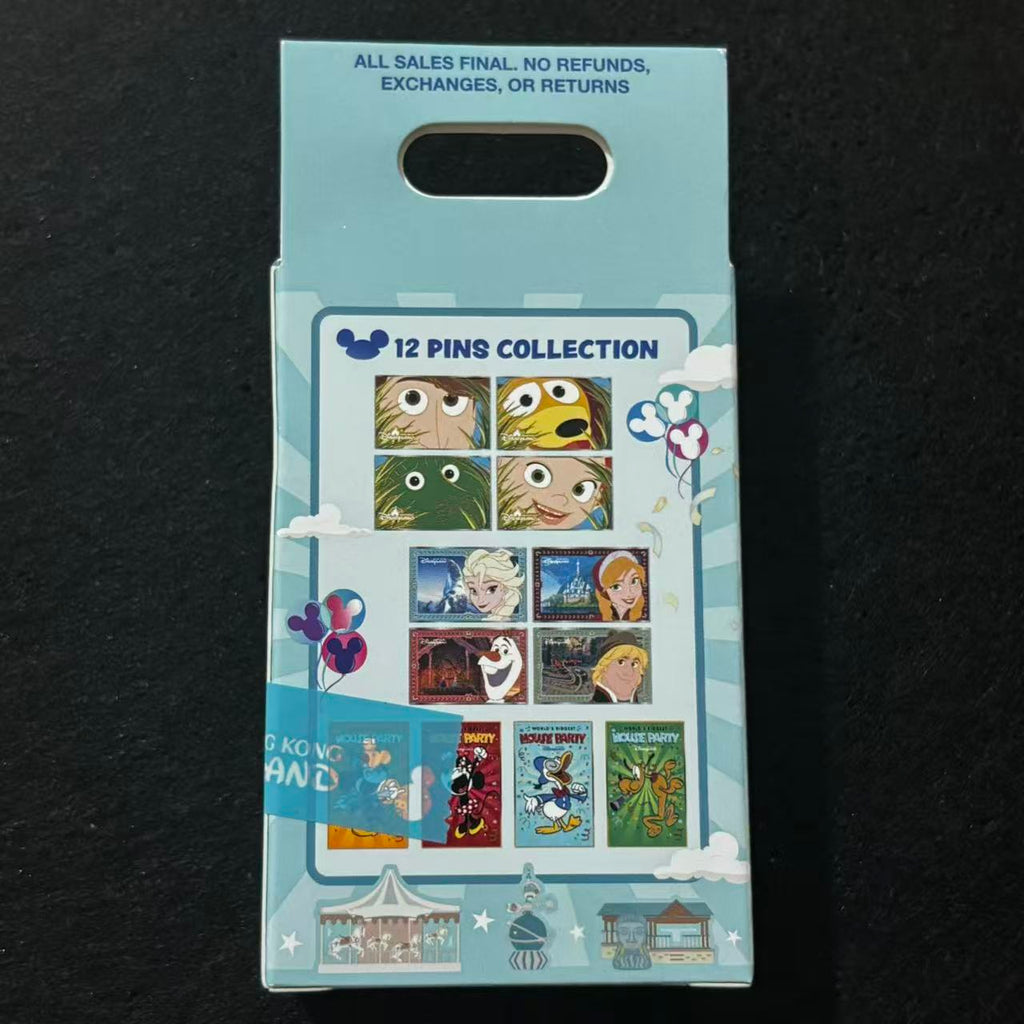 HKDL – Park Ticket Mystery Pin Blind Box | Mickey, Frozen & Toy Story | 2 Random Pins