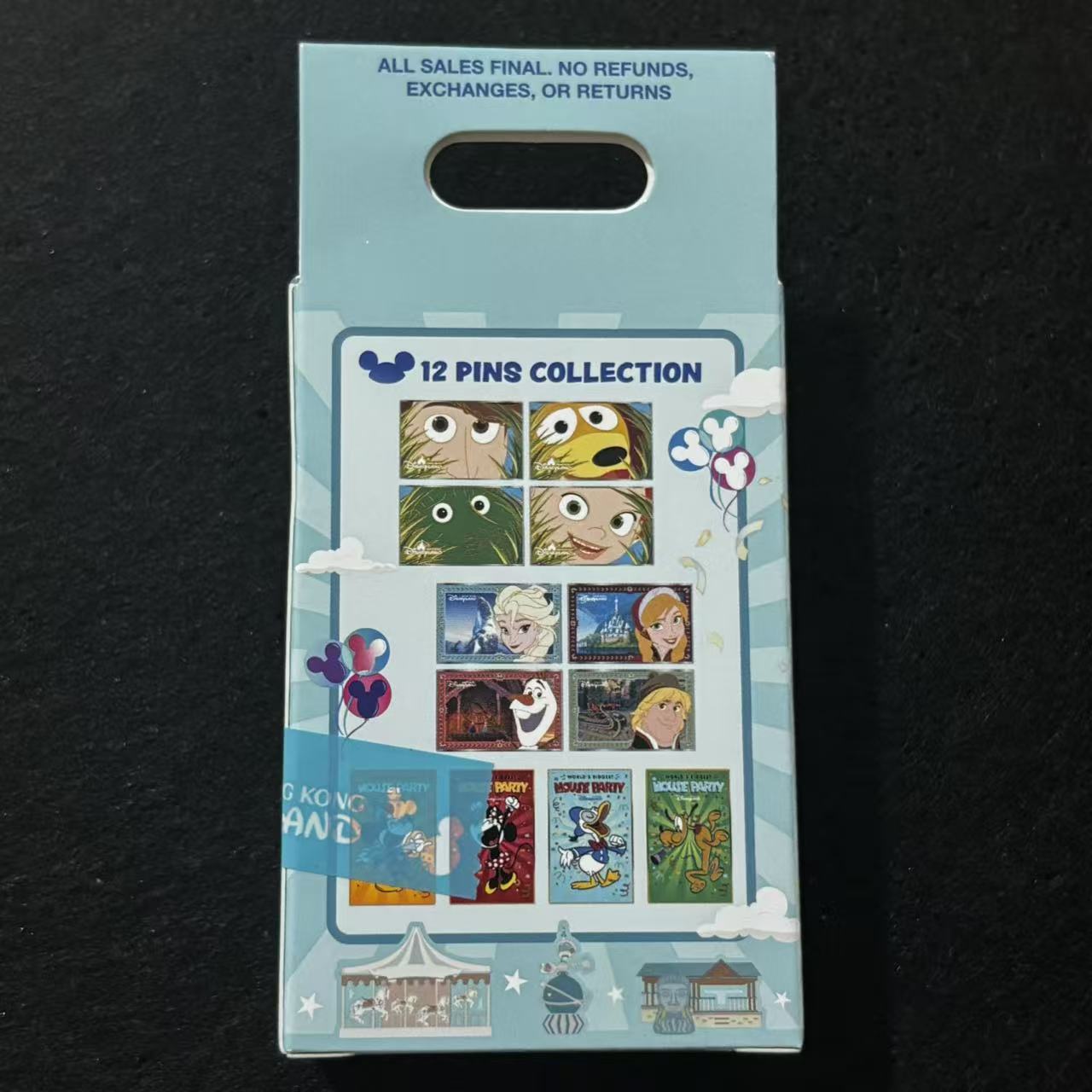 HKDL – Park Ticket Mystery Pin Blind Box | Mickey, Frozen & Toy Story | 2 Random Pins