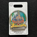SHDL - Enchanted Storybook Castle Summer Snow Globe Glitter Shaker Pin | Shanghai Resort Exclusive