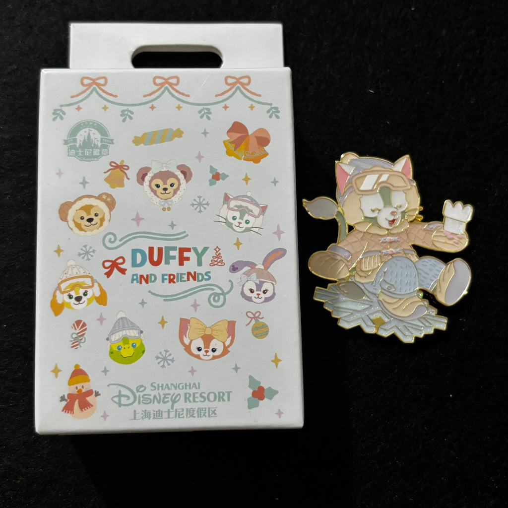 SHDL – Duffy & Friends Winter Snowflake Mystery Pin Blind Box | 2025 Shanghai | 1 Random Pin