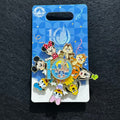 SHDL - Mickey & Friends 10th Anniversary Spinner Celebration Pin | Shanghai Resort Exclusive LR