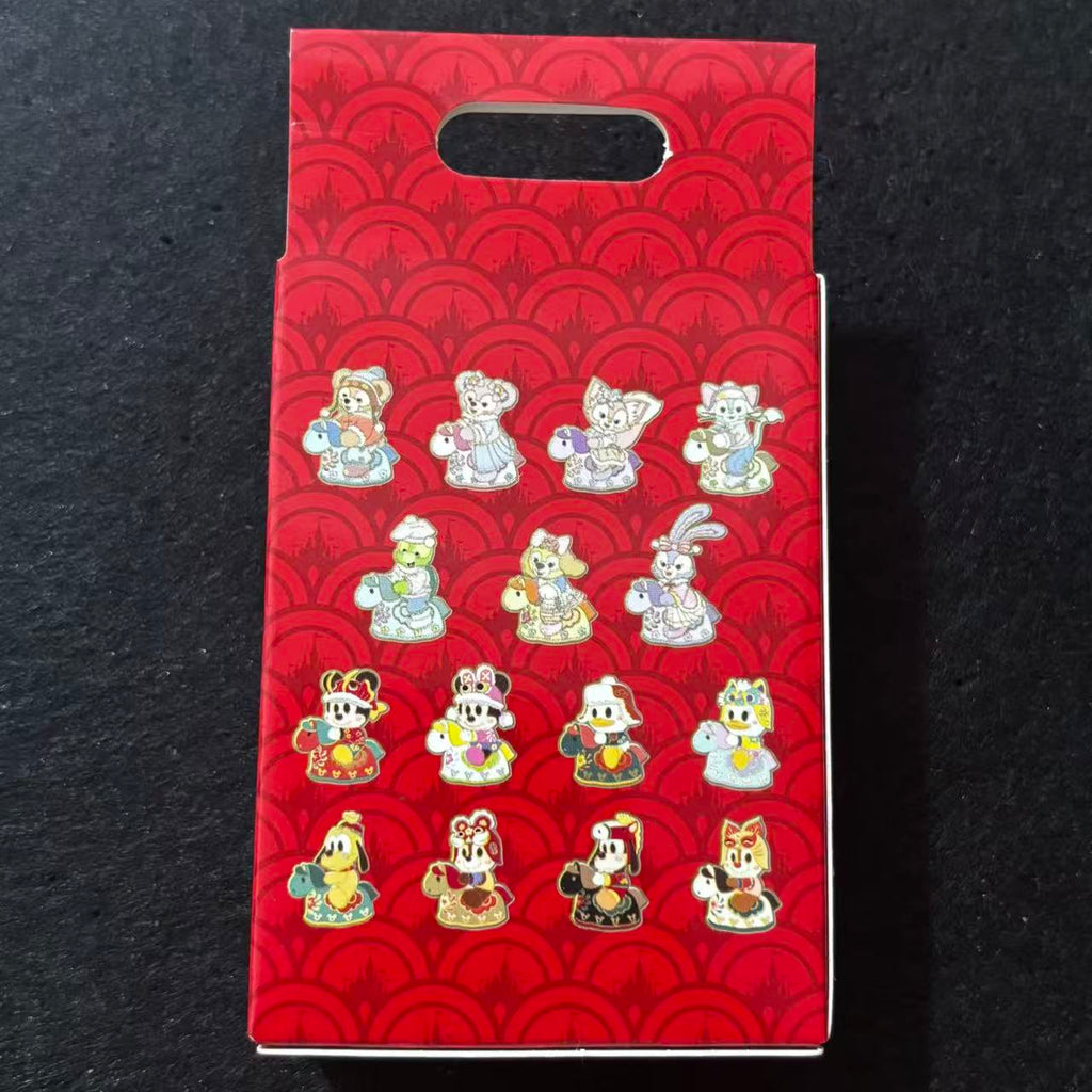 SHDL – 2026 Lunar New Year Year of the Horse Mystery Pin Blind Box | Mickey, Minnie & Duffy and Friends | 1 Random Pin