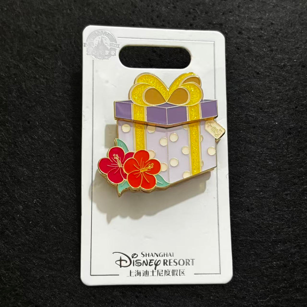 SHDL - October Birthday Gift Box Hinged Pin | Angel