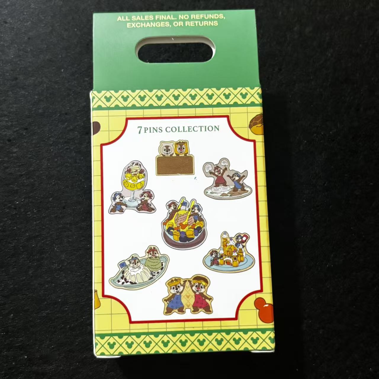 HKDL -  Chip ’n Dale Dessert Mystery Pin Blind Box | 2 Random Pins Per Box