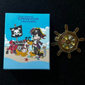 SHDL – Mickey & Friends Pirates Hinged Ship’s Wheel Mystery Pin Blind Box | 2025 Shanghai | 1 Random Pin