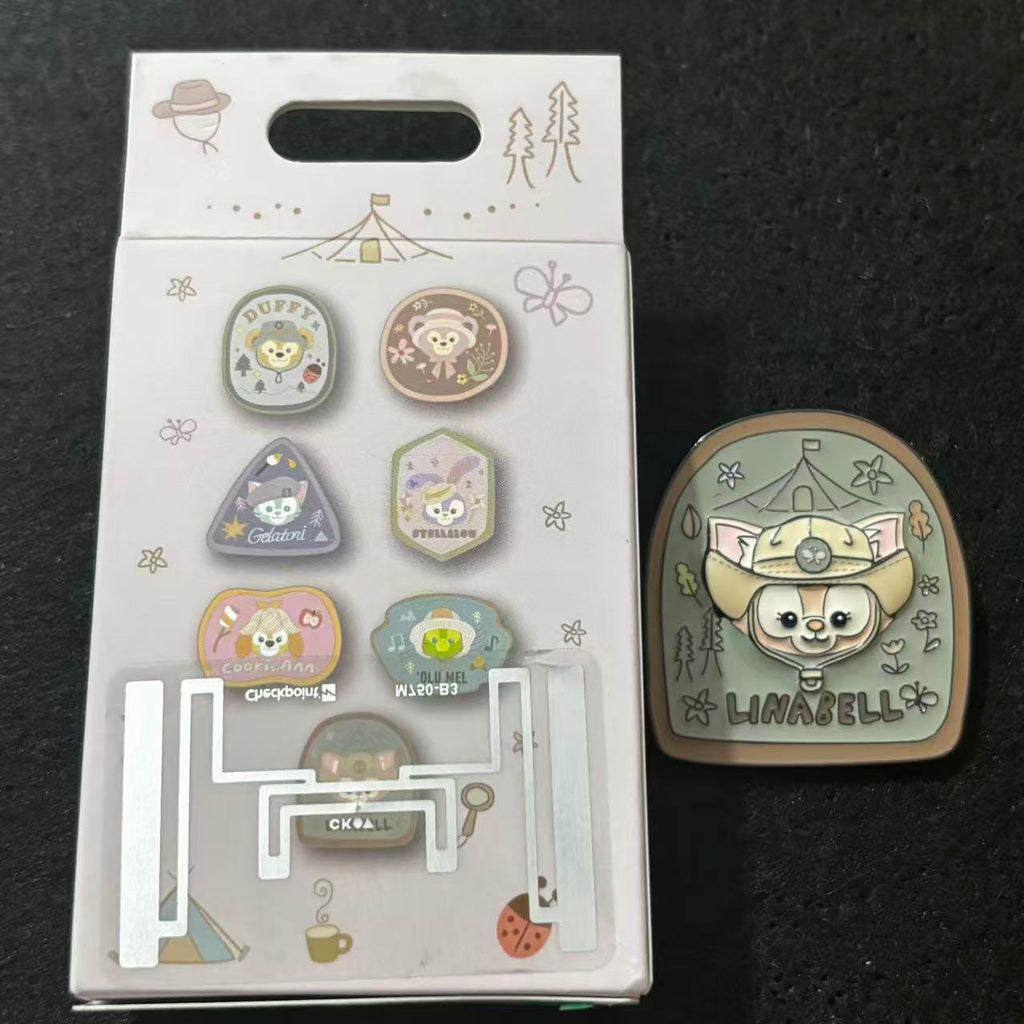 SHDL - Duffy and Friends Nature Campers Mystery Pin Blind Box | 1 Random Pin
